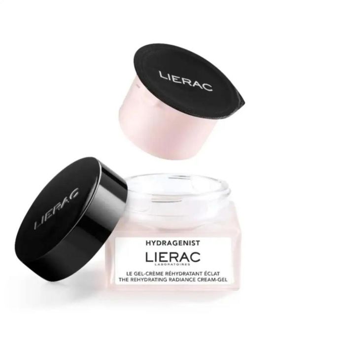 Lierac 4097a HYDRAGENIST Gel-Crema Rehidratante Iluminadora Recarga 50 ml Piel Normal Mixta Sensible Tratamiento Facial Hidratante Efecto Flash