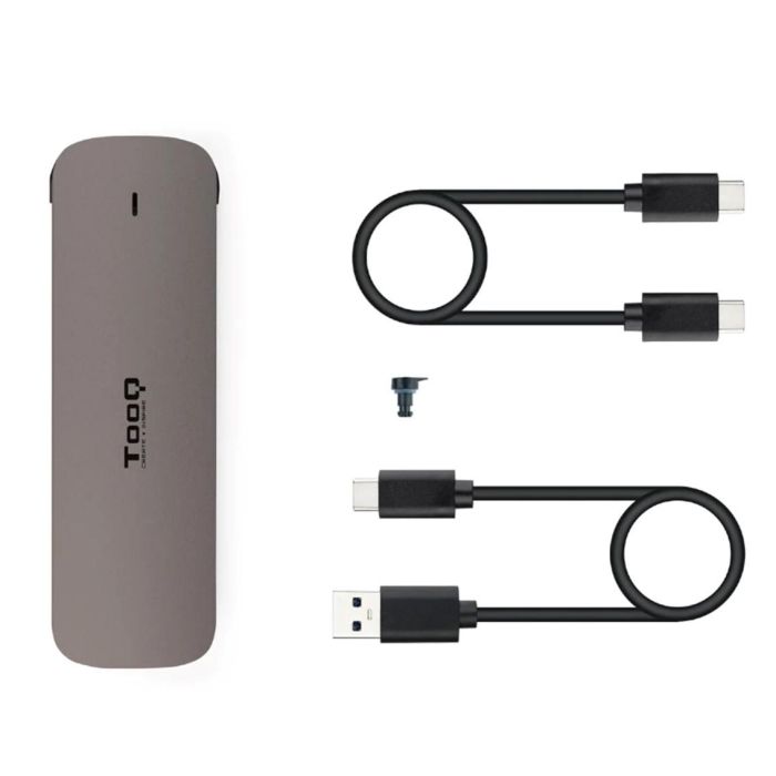 TooQ TQE-2202BR Caja Externa para SSD M.2 USB-C USB 3.1 Gen1 5Gbps Sin Tornillos Aluminio Marrón, Compatible M.2 2230-2280 (No NVMe) 1 TooQ TQE-2202BR Caja Externa para SSD M.2 USB-C USB 3.1 Gen1 5Gbps Sin Tornillos Aluminio Marrón, Compatible M.2 2230-2280 (No NVMe) 1