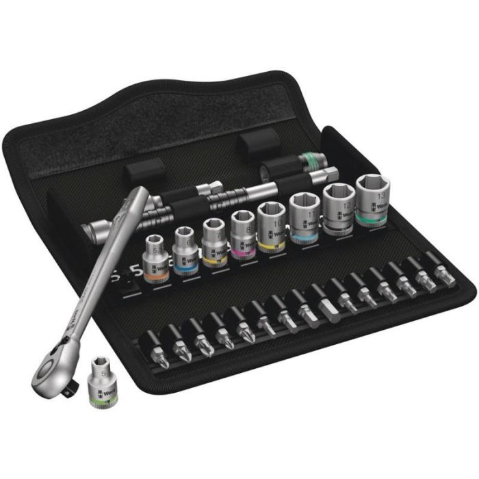 Wera 8100 SA 8 Zyklop Metal-Knarrensatz - Juego de Carraca de Metal