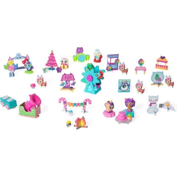 Spin Master 6071068 Calendario de Adviento La Casa de Gabby con Sorpresas Coleccionables, Figuras y Accesorios +3 años 3