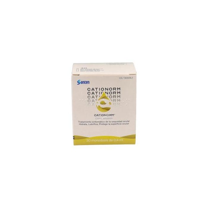SANTEN Cationorm Colirio Emulsión 0.4 ml, 30 Monodosis