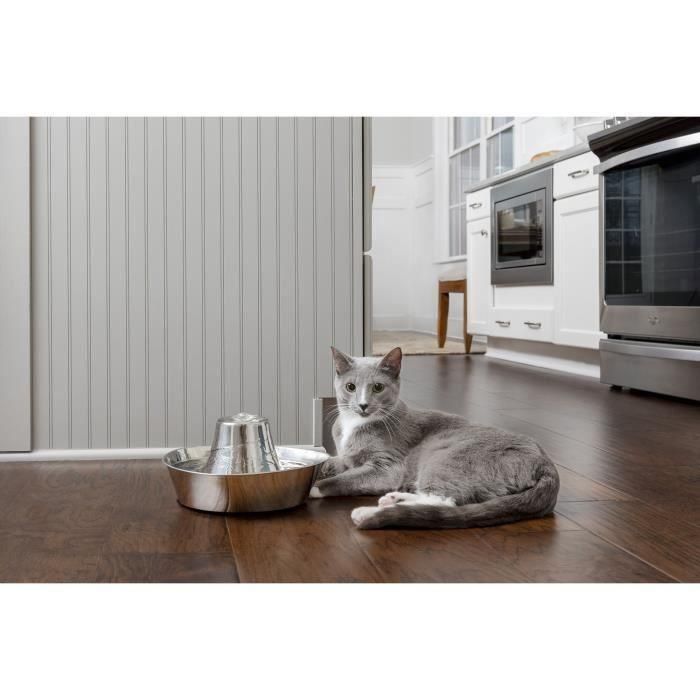 Fuente - PETSAFE - SEASIDE - Acero inoxidable - 1,8 L 3 Fuente - PETSAFE - SEASIDE - Acero inoxidable - 1,8 L 3