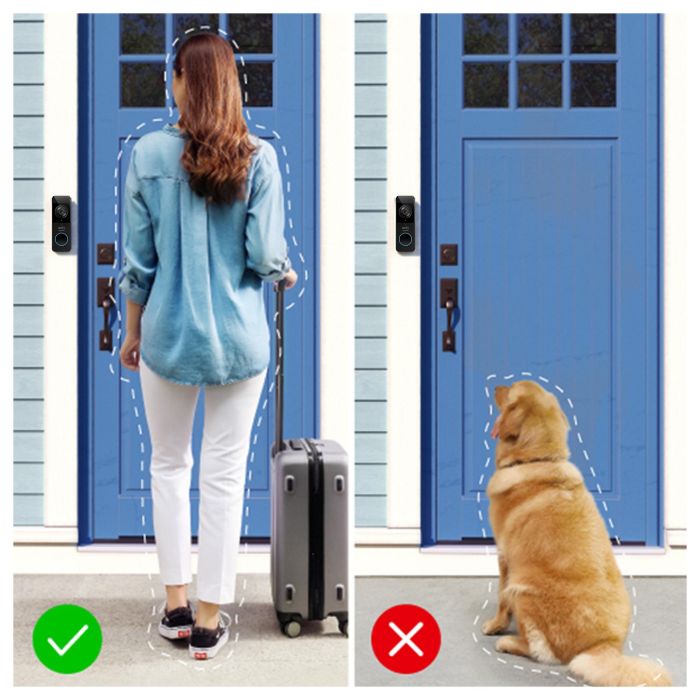 Eufy Video Doorbell 1080p Negro, Blanco, Hogar, IP65, 1600x1200, 5m Nocturna, 1080p, Inalámbrico, 2400MHz, Batería 5000mAh, 4 Meses