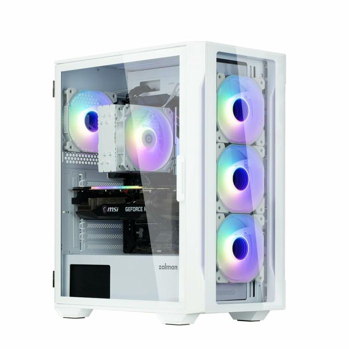 Zalman I3 NEO TG WHITE Carcasa de Ordenador Midi Tower PC Blanco Compatible ATX, micro ATX, Mini-ITX para Discos 2.5/3.5" 12