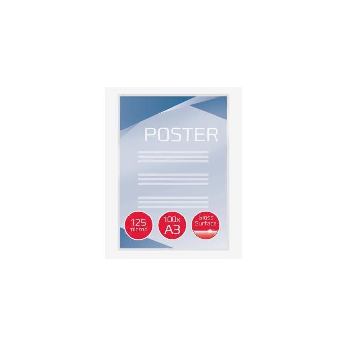 Gbc Fundas De Plastificar 2x125 Micras A3 Brillo Pack 100 Ud Gbc Fundas De Plastificar 2x125 Micras A3 Brillo Pack 100 Ud