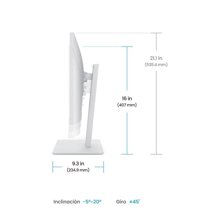 BenQ Monitor GW2786TC 27" IPS FHD 1080P, USB-C 65W, 100Hz, Eye-Care, Ergonómico, Hub USB, 99% sRGB, HDMI, DP, TÜV, Blanco - 9H.LMNLB.QBE 4 BenQ Monitor GW2786TC 27" IPS FHD 1080P, USB-C 65W, 100Hz, Eye-Care, Ergonómico, Hub USB, 99% sRGB, HDMI, DP, TÜV, Blanco - 9H.LMNLB.QBE 4