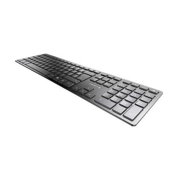 Teclado inalámbrico de 2,4 GHz con Bluetooth - CHERRY KW 9100 SLIM - Recargable - Negro 1 Teclado inalámbrico de 2,4 GHz con Bluetooth - CHERRY KW 9100 SLIM - Recargable - Negro 1