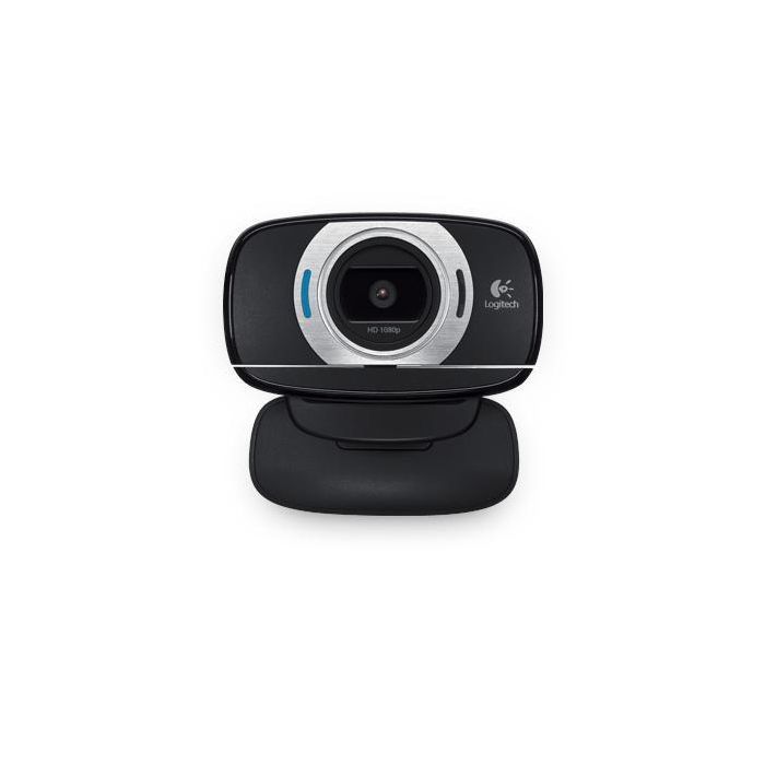 Logitech C615 Webcam Full HD 1080p con Autofoco, 8MP/2MP, USB 2.0, Color Negro