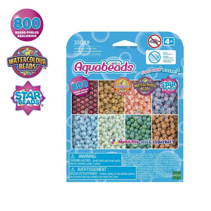 Epoch Aquabeds Set de Recarga de Abalorios Acuarela - Kit Complementario con 800 Unidades en 8 Colores - Para Niños +3 Años 5 Epoch Aquabeds Set de Recarga de Abalorios Acuarela - Kit Complementario con 800 Unidades en 8 Colores - Para Niños +3 Años 5