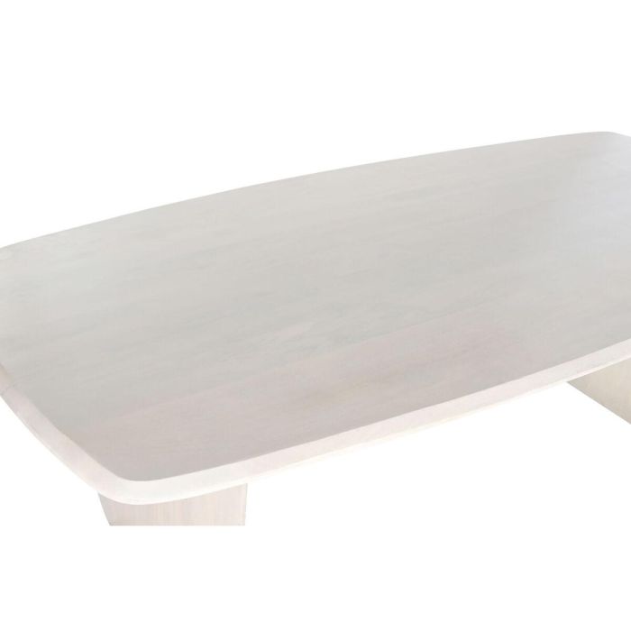 Mesa de Comedor Home ESPRIT Blanco Madera de mango 218 x 100 x 76 cm 1 Mesa de Comedor Home ESPRIT Blanco Madera de mango 218 x 100 x 76 cm 1