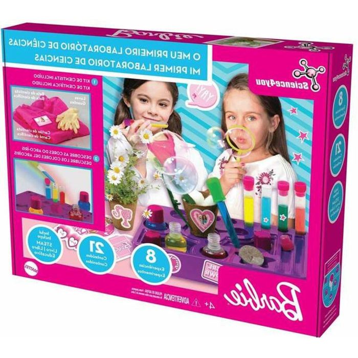 Juego mi primer kit de ciencias barbie con 8 experimentos 1