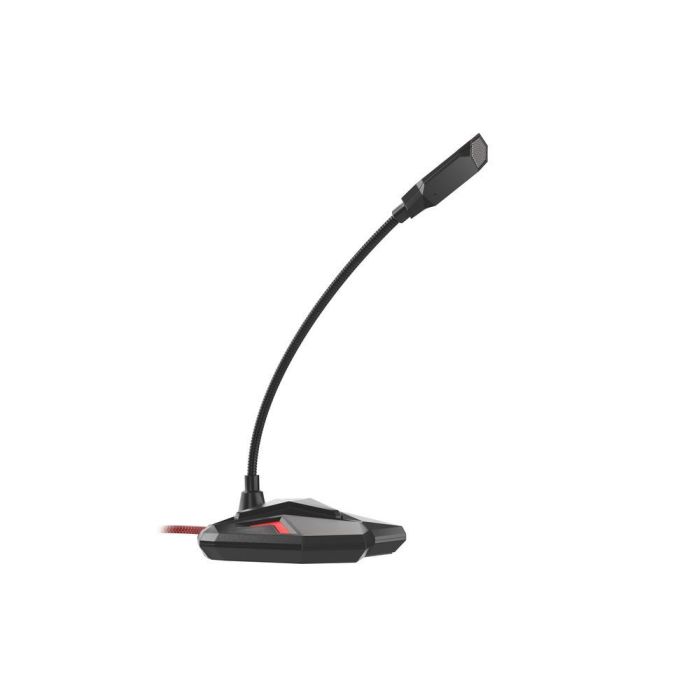 Genesis Radium 100 Micrófono Gaming Omnidireccional USB para PC con Iluminación LED y Botón Mute, Negro/Rojo 3 Genesis Radium 100 Micrófono Gaming Omnidireccional USB para PC con Iluminación LED y Botón Mute, Negro/Rojo 3