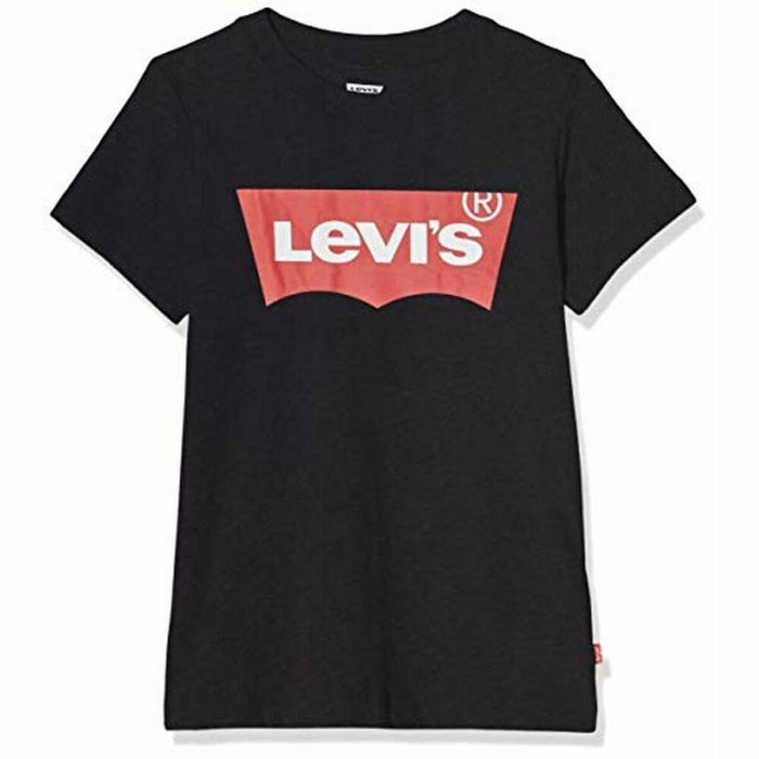 Camiseta de Manga Corta Niño Levi's 8157 Negro Camiseta de Manga Corta Niño Levi's 8157 Negro