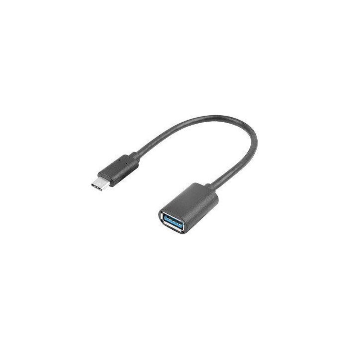 Lanberg Adaptador USB A a USB C 3.2 Gen 1 (3.1 Gen 1) 5000 Mbit/s Negro AD-UC-UA-04 1