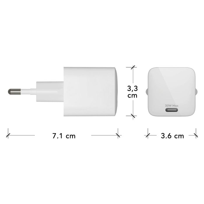 dbramante1928 CH30EUWH7097 Cargador USB-C 30W Blanco EU 4 dbramante1928 CH30EUWH7097 Cargador USB-C 30W Blanco EU 4