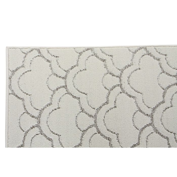 DKD Home Decor Alfombra Oriental Reveal Blanco Gris 240 x 60 cm 1