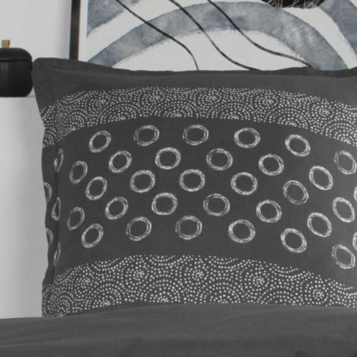 Today Juego de Cama 1 Persona 100% Algodón 57 Hilos - 140x200 cm Funda Nórdica + Almohada - Gael Grey Print 2 Today Juego de Cama 1 Persona 100% Algodón 57 Hilos - 140x200 cm Funda Nórdica + Almohada - Gael Grey Print 2