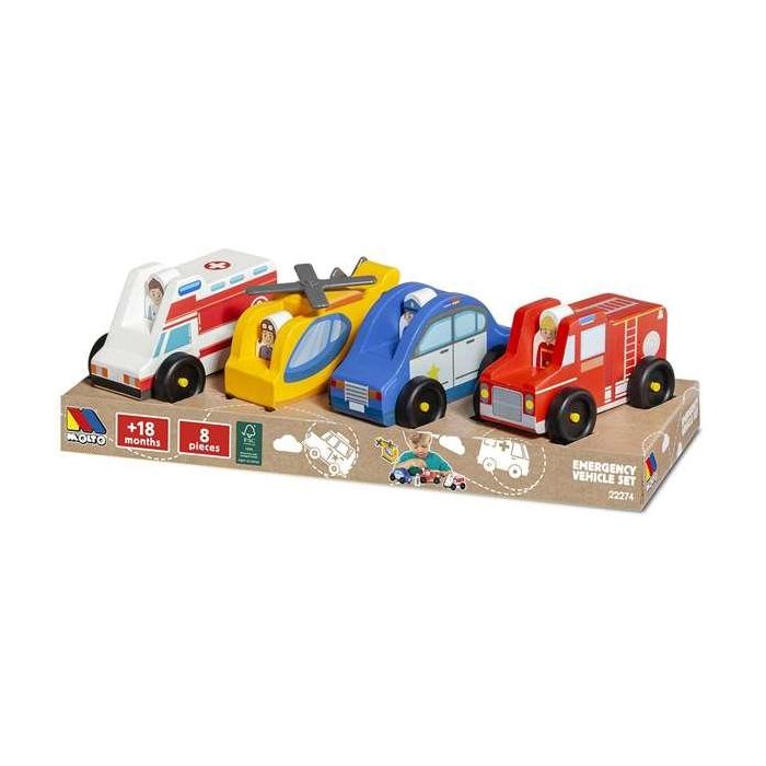 Camiones madera set 4 piezas. 3 Camiones madera set 4 piezas. 3