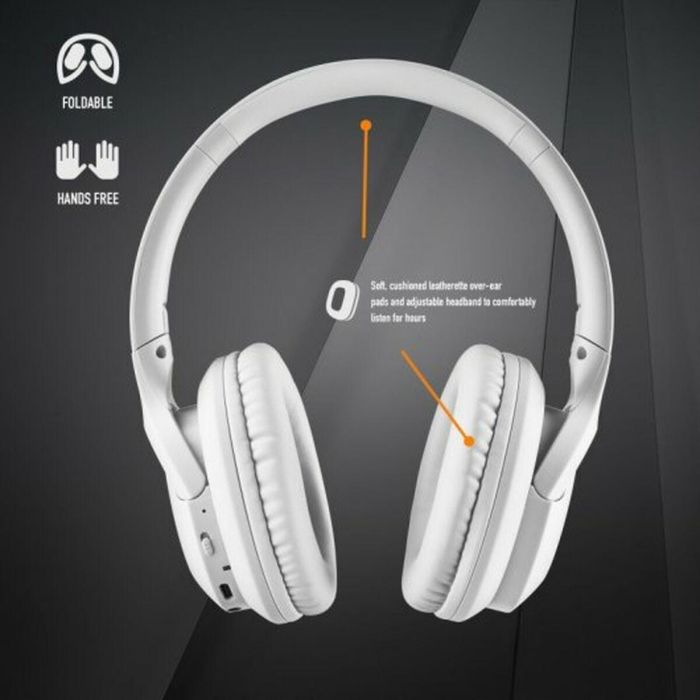 Auriculares Bluetooth con Micrófono NGS ARTICAGREEDWHITE Blanco 4