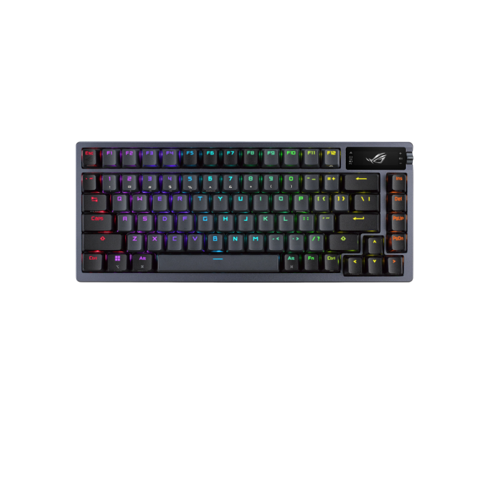 Asus ROG Azoth Teclado Mecánico 75% QWERTZ USB + RF Wireless + Bluetooth LED RGB Metálico 90MP0316-BKSA00