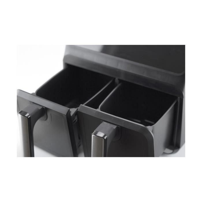 Jocca 2097 Freidora de Aire Doble Sin Aceite, Air Fryer con Dos Cestas Independientes 4L+4L, 8L Total, Cocción Saludable y Rápida 2 Jocca 2097 Freidora de Aire Doble Sin Aceite, Air Fryer con Dos Cestas Independientes 4L+4L, 8L Total, Cocción Saludable y Rápida 2
