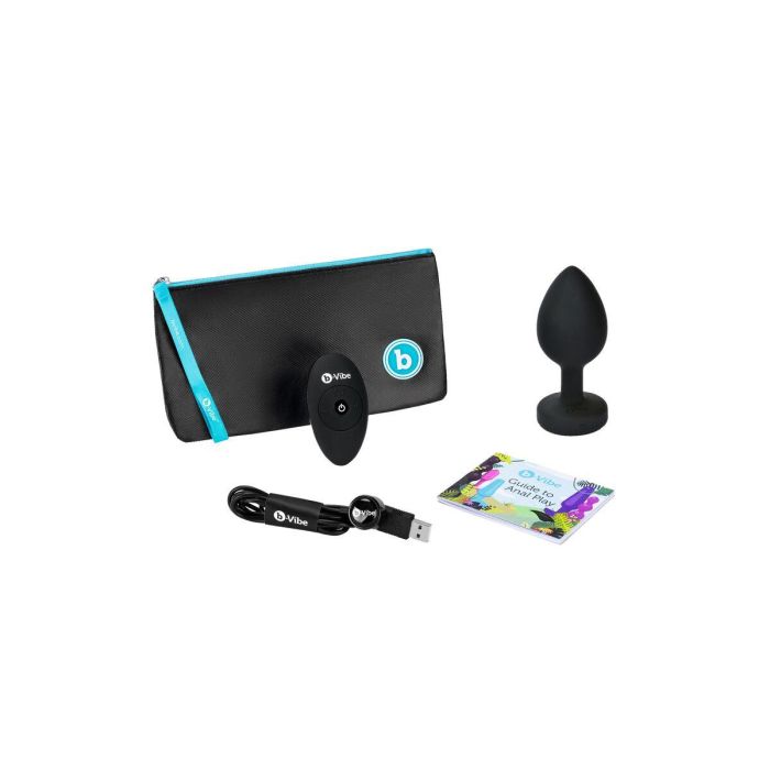Vibrador B-Vibe Vibrating Jewel Negro XXL 15 Vibrador B-Vibe Vibrating Jewel Negro XXL 15