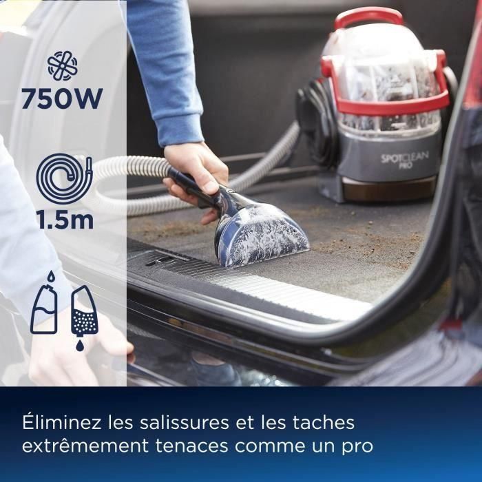BISSEL Spot Clean Pro 1558N - Limpiafondos portátil - Depósito 3,5L - Manguera 1,5m - Cable 6,5m 2 BISSEL Spot Clean Pro 1558N - Limpiafondos portátil - Depósito 3,5L - Manguera 1,5m - Cable 6,5m 2