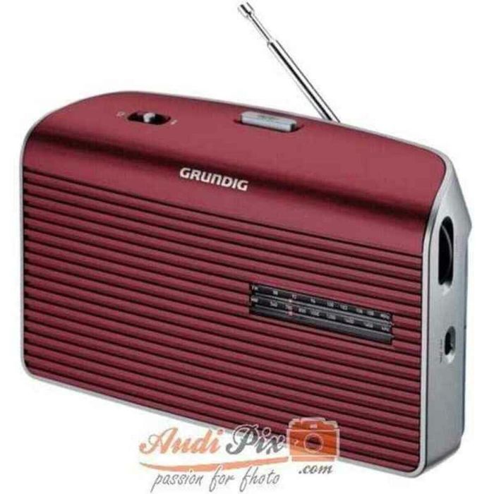 Radio Portátil Grundig MUSIC60 ROJO Analógica Rojo