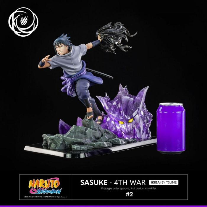 Tsume Art Figura Naruto Shippuden Sasuke 4th War - Estatua 1/6 en resina y PVC, 18x36x31 cm Tsume Art Figura Naruto Shippuden Sasuke 4th War - Estatua 1/6 en resina y PVC, 18x36x31 cm