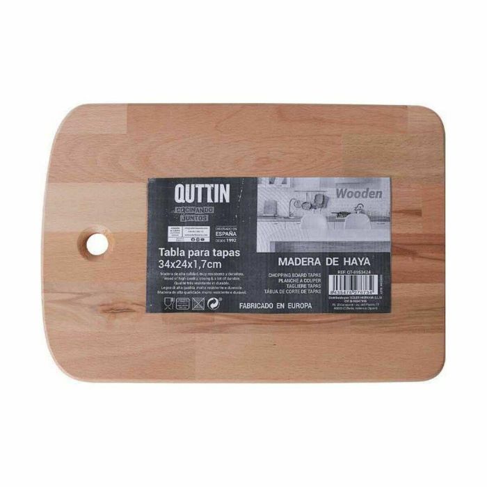 Tabla de cortar Quttin 34 x 24 x 1,7 cm (8 Unidades) 1