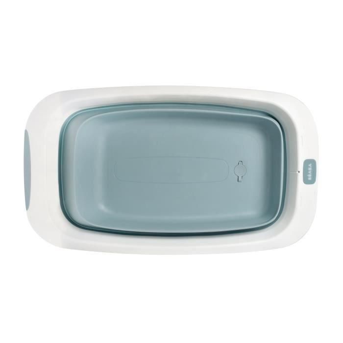 BEABA, Bañera plegable - 920403 - Bañera Eazy Pop Camélé'O - Azul báltico 1