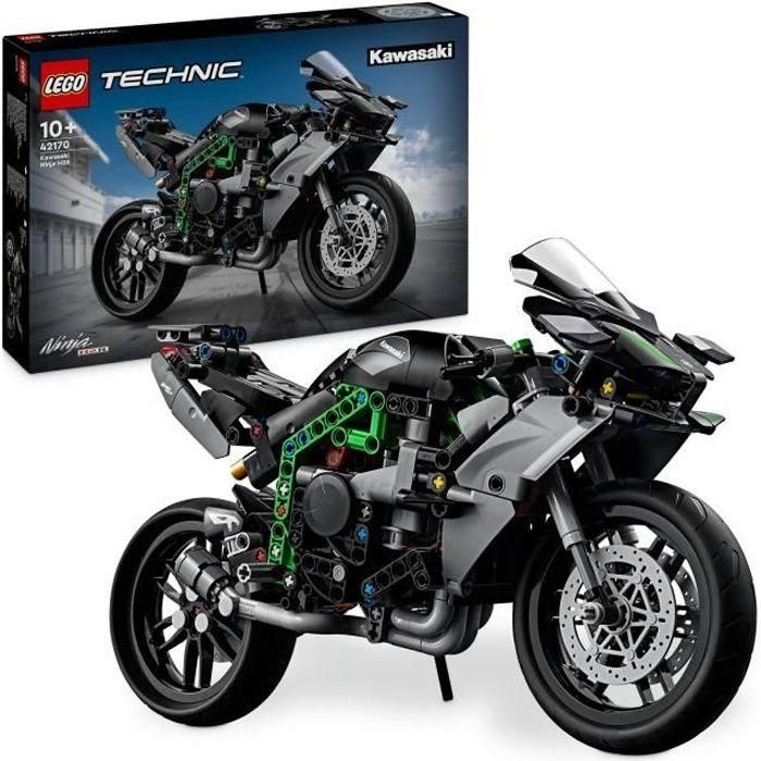LEGO Technic 42170 Moto Kawasaki Ninja H2R, Idea de Regalo para Niños, Juguete Creativo LEGO Technic 42170 Moto Kawasaki Ninja H2R, Idea de Regalo para Niños, Juguete Creativo