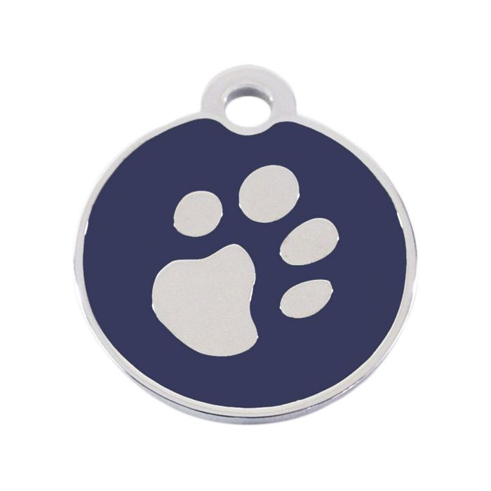 Placa identificativa para collar Imarc Circle Azul Plateado 0 Placa identificativa para collar Imarc Circle Azul Plateado 0