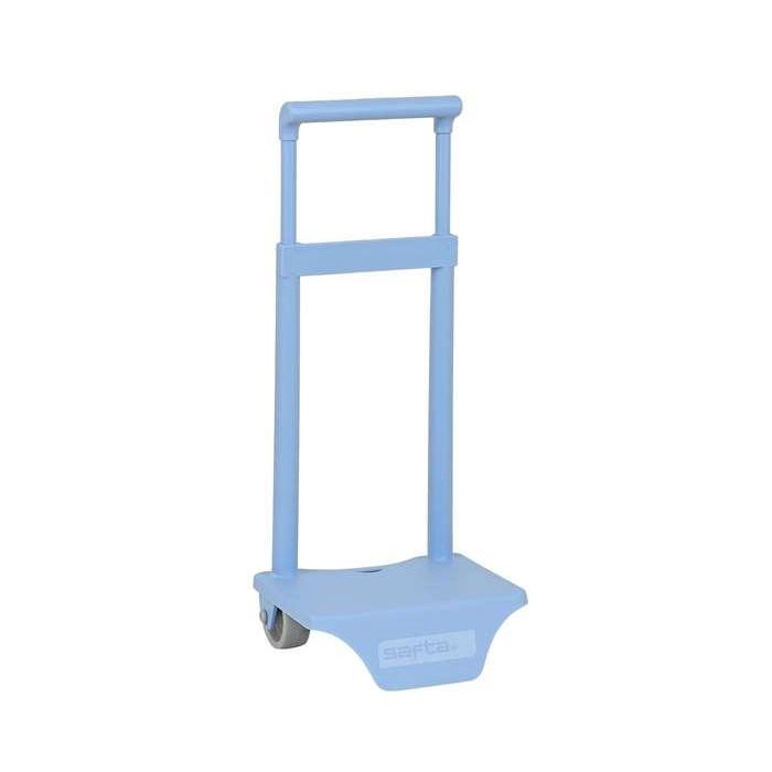 Safta Carro Escolar Portamochilas para Guardería | Soporte con Ruedas para Mochilas Infantiles | Color Celeste 0 Safta Carro Escolar Portamochilas para Guardería | Soporte con Ruedas para Mochilas Infantiles | Color Celeste 0