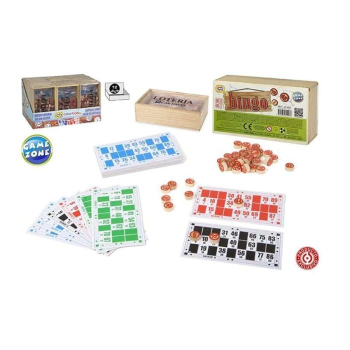 Juego bingo de madera con 36 cartones 1 Juego bingo de madera con 36 cartones 1