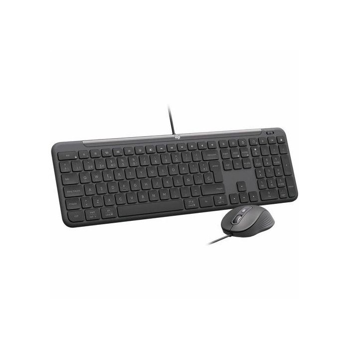Logitech Signature Slim MK620 Teclado + Ratón Combo Inalámbrico USB-C Silencioso QWERTY Español Grafito para PC/Mac 2