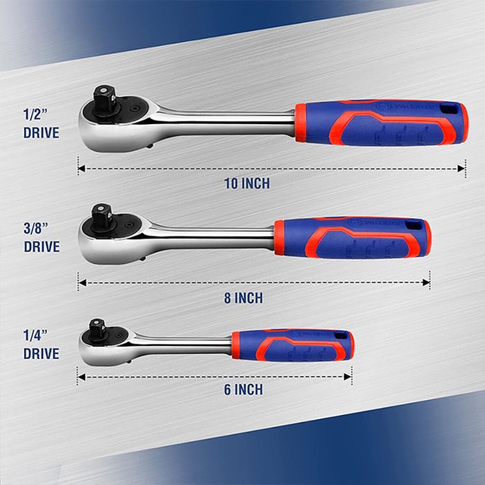 Llave de carraca Workpro 1/2" 3