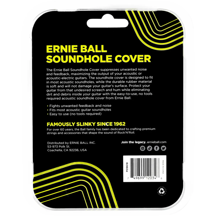 Ernie Ball Tapa Anti-Feedback para Guitarra Electroacústica 1