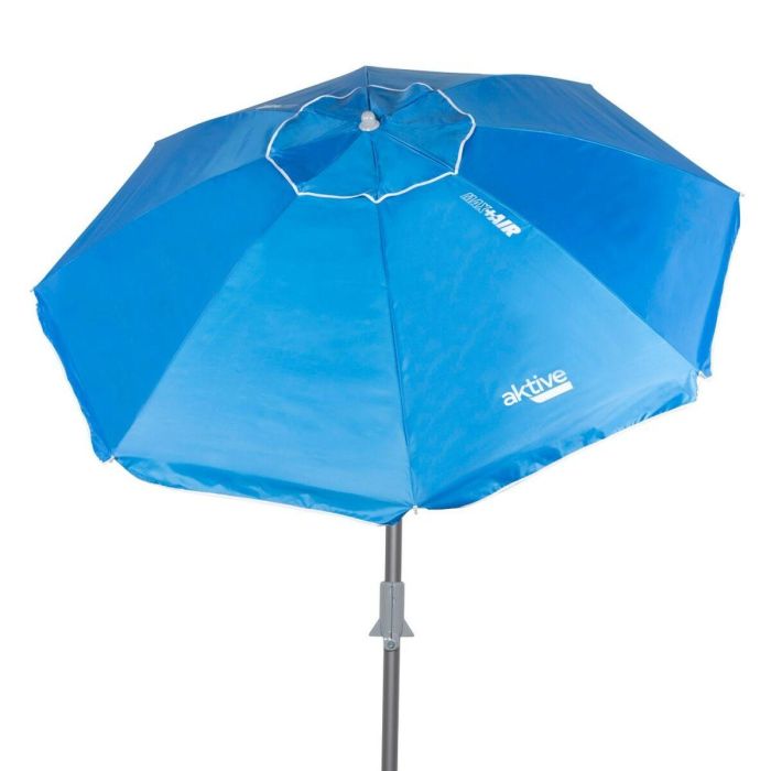 Sombrilla Aktive Azul 200 x 205 x 200 cm (6 Unidades) 6 Sombrilla Aktive Azul 200 x 205 x 200 cm (6 Unidades) 6