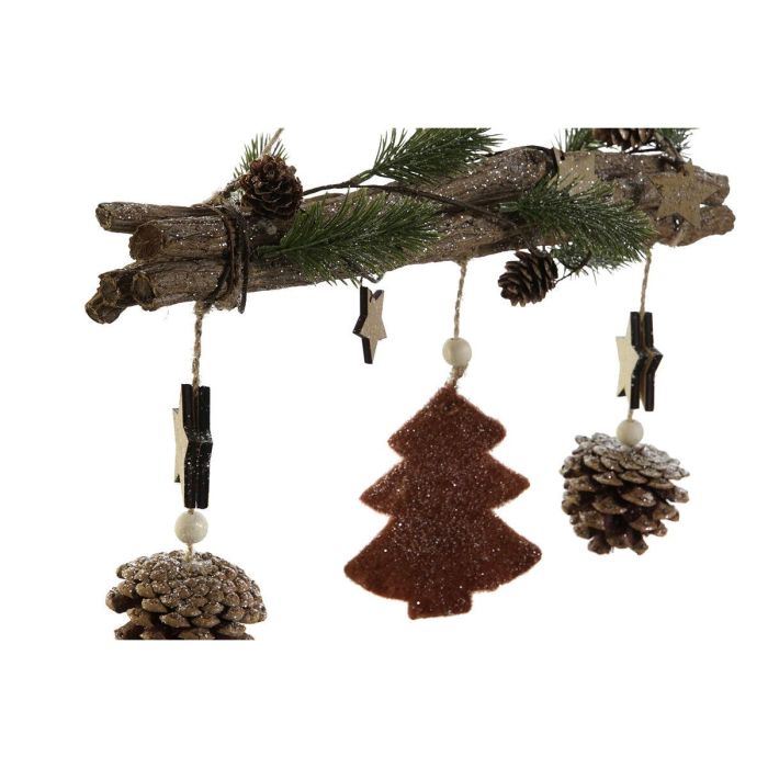 Decoracion Colgante Navidad Alpina DKD Home Decor Multicolor 6 x 39 x 47 cm (2 Unidades) 2 Decoracion Colgante Navidad Alpina DKD Home Decor Multicolor 6 x 39 x 47 cm (2 Unidades) 2