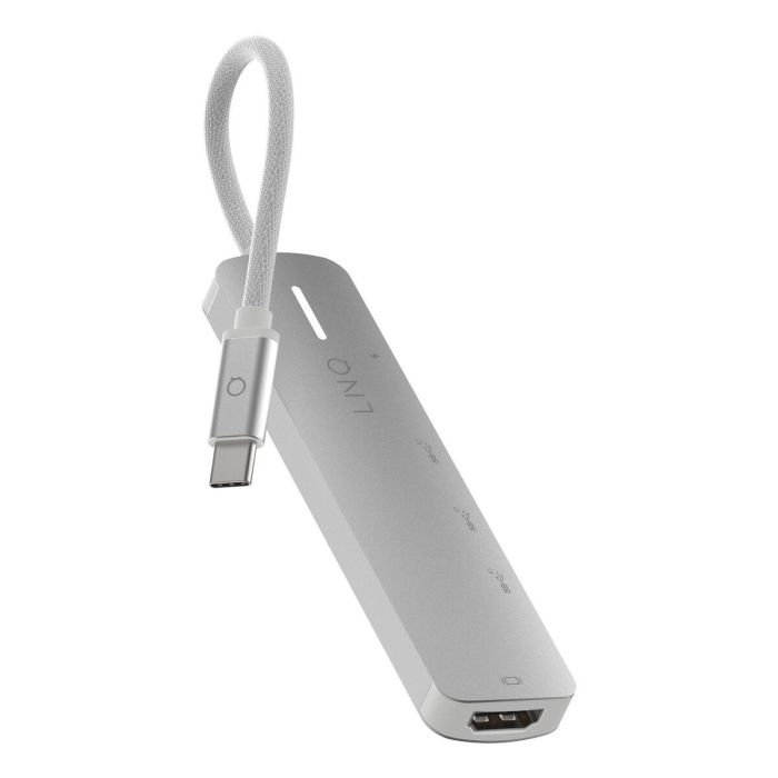 Hub USB Linq Byelements LQ49051 Blanco Gris 6