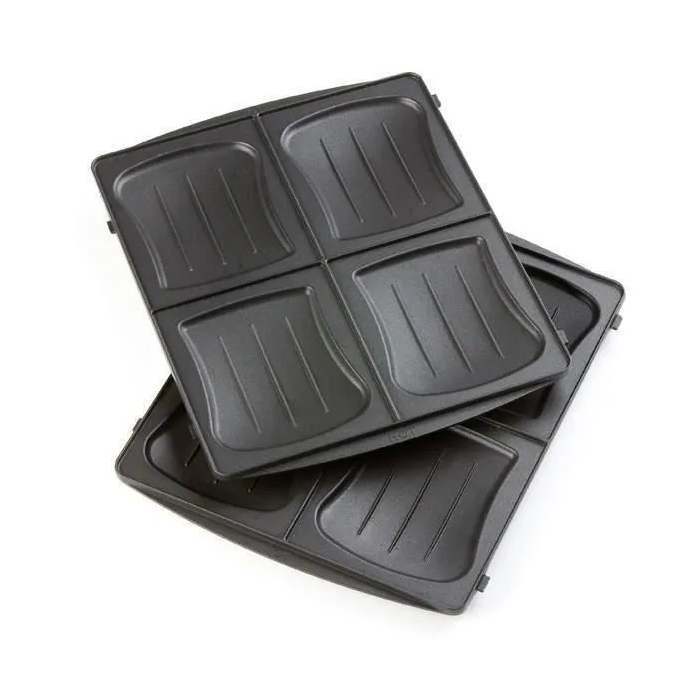 Domo Gofrera Multifunción DO9046C - 1200W, Platos Extraíbles, Antiadherente, Blanco 3