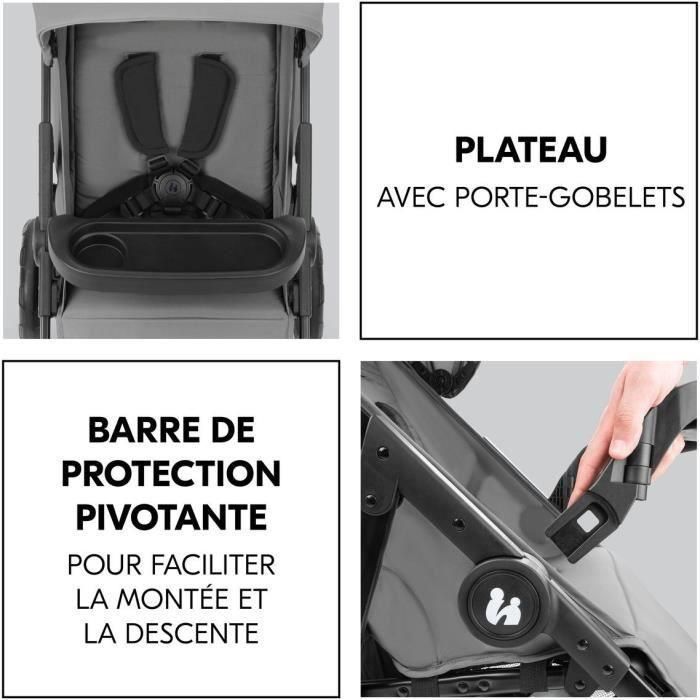 Hauck HAU1731560930308 Cochecito Compacto Shop N Care 4 Ruedas Gris 5 Hauck HAU1731560930308 Cochecito Compacto Shop N Care 4 Ruedas Gris 5