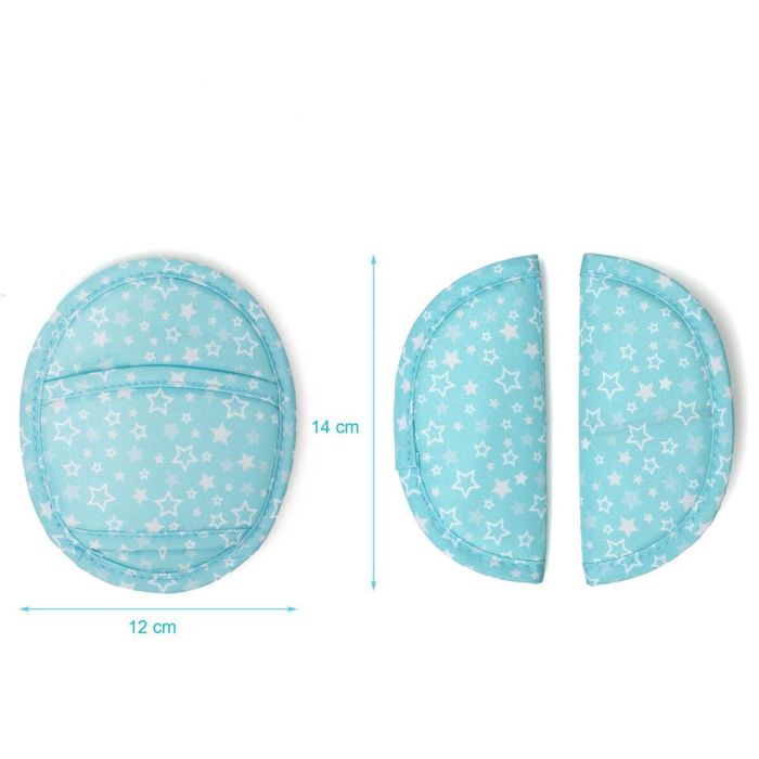 Almohadillas para Cinturón de Seguridad Azul 2 Almohadillas para Cinturón de Seguridad Azul 2