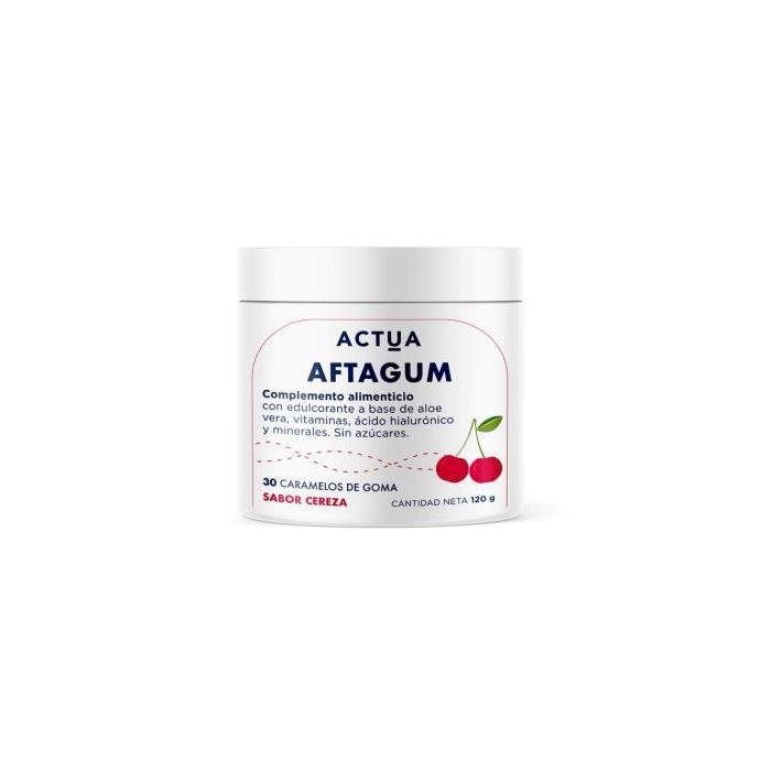 Actua Aftagum 30 Caramelos Cereza Actua Aftagum 30 Caramelos Cereza