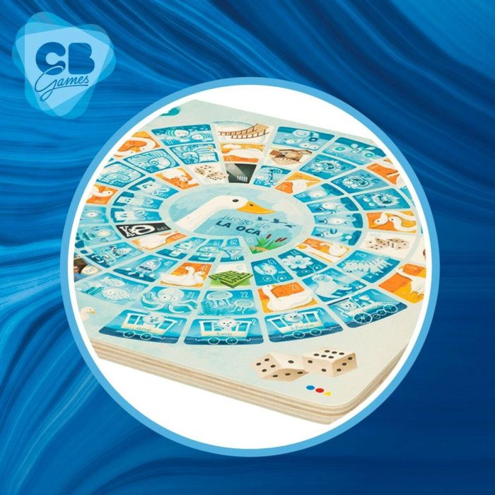Tablero de Parchís y Oca CB Games 25 x 1 x 25 cm (25 Piezas) (6 Unidades) 3 Tablero de Parchís y Oca CB Games 25 x 1 x 25 cm (25 Piezas) (6 Unidades) 3