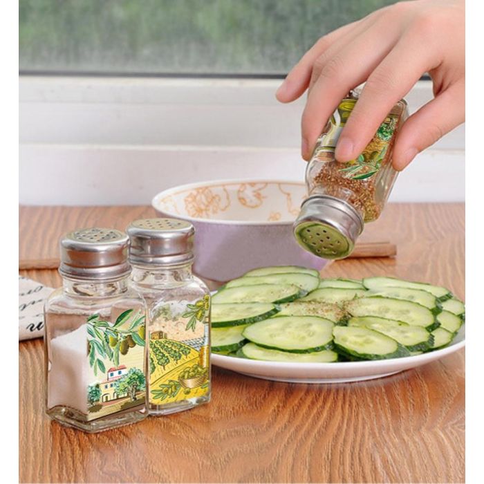 Anna Salero Vidrio Decorado 3 Surtidos 4x4x10 cm 10