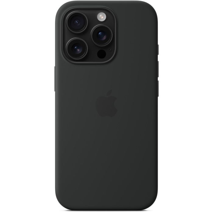 Apple iPhone 16 Pro Funda de silicona con MagSafe Negro 3 Apple iPhone 16 Pro Funda de silicona con MagSafe Negro 3