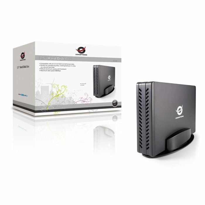 Conceptronic Caja Externa HDD 3.5 Pulgadas USB 2.0 para Discos Duros SATA I/II/III 4 Conceptronic Caja Externa HDD 3.5 Pulgadas USB 2.0 para Discos Duros SATA I/II/III 4