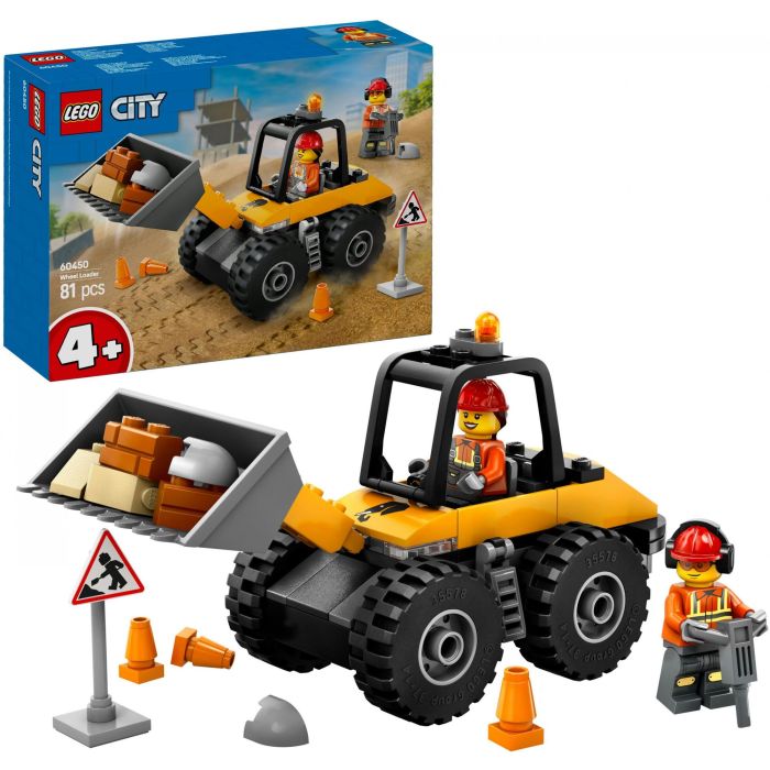 LEGO 60450 City Cargadora con Ruedas Amarilla, Set de Construcción de Juguete para Niños +4 Años con Excavadora, Pala y Minifiguras 13 LEGO 60450 City Cargadora con Ruedas Amarilla, Set de Construcción de Juguete para Niños +4 Años con Excavadora, Pala y Minifiguras 13